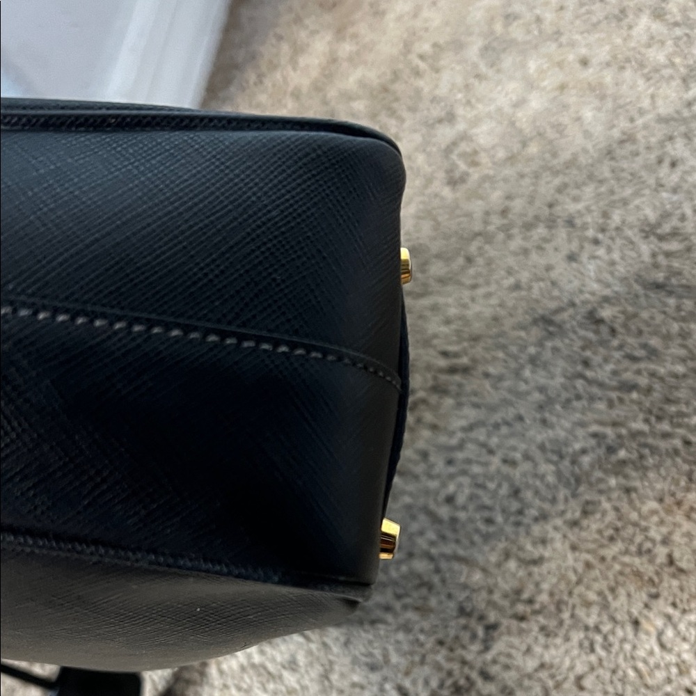 3284 Prada Black Saffiano Leather Tote - Picture 7 of 13